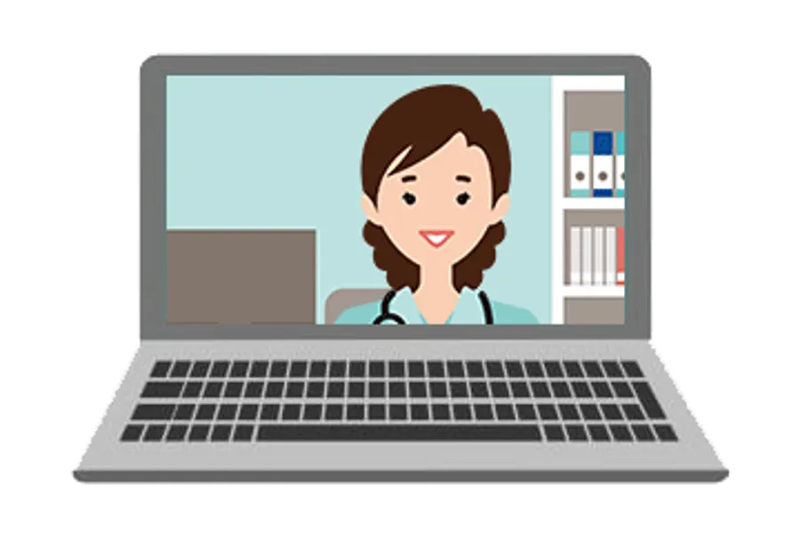 En bærbar datamaskin med en tegneserie på skjermen